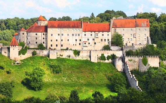 Castle of Burghausen Bavaria Germany 