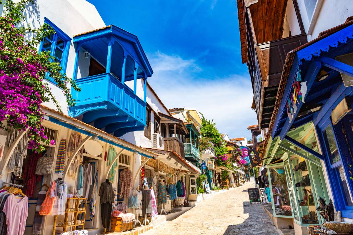 antalya street in kas 