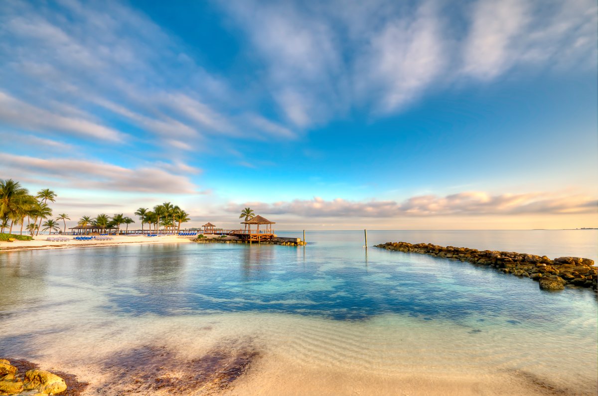 bahamas beach sunrise 