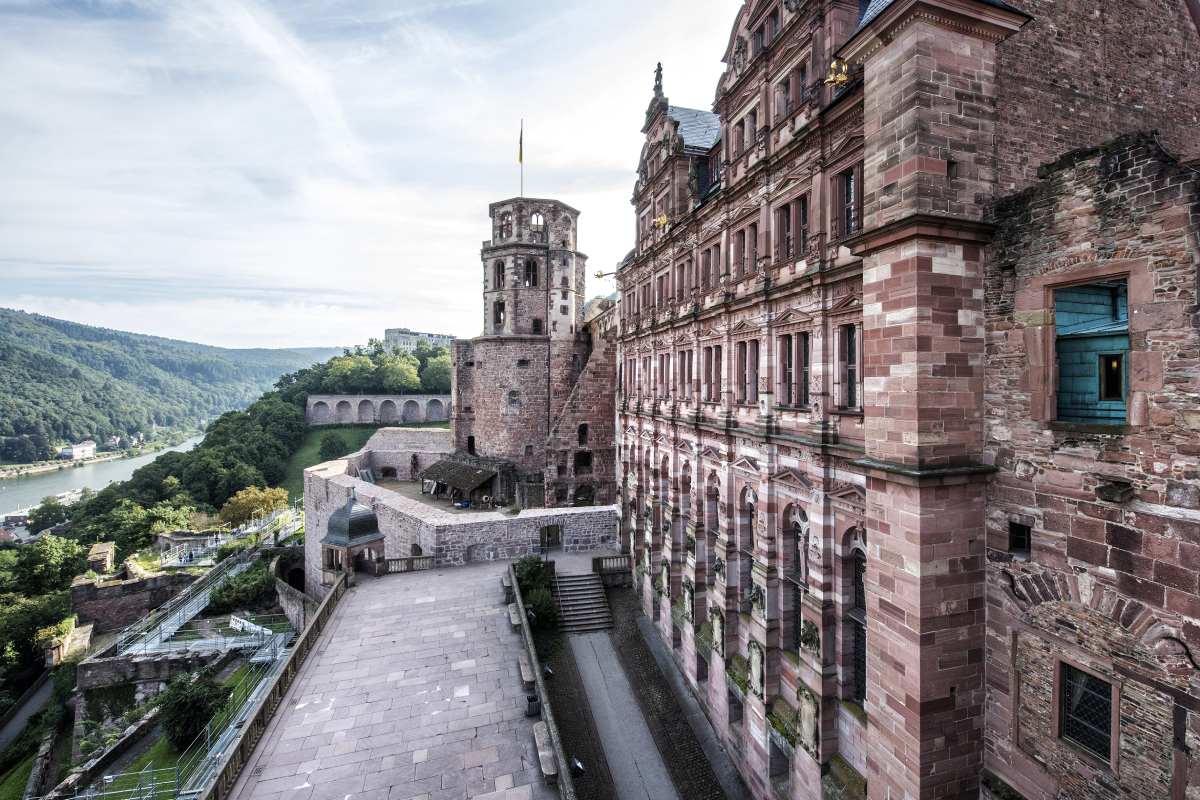 Fasada zamku w Heidelbergu © DZT/Florian Trykowski