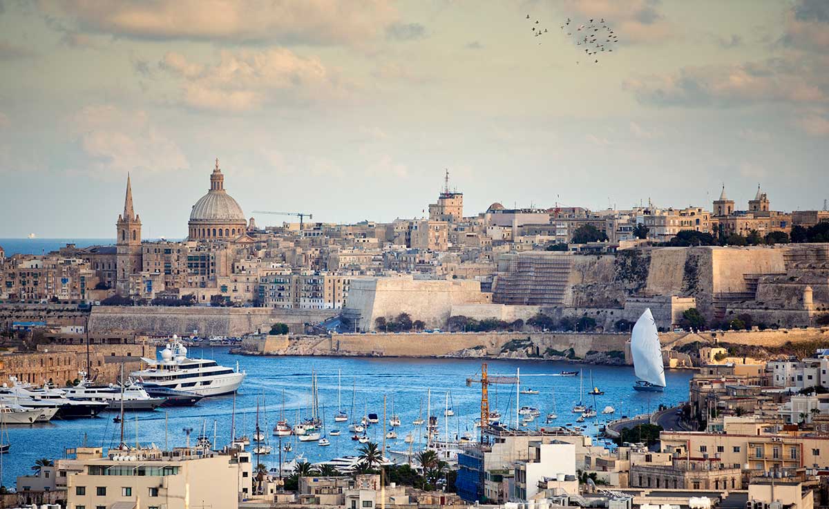 Panorama of Valletta