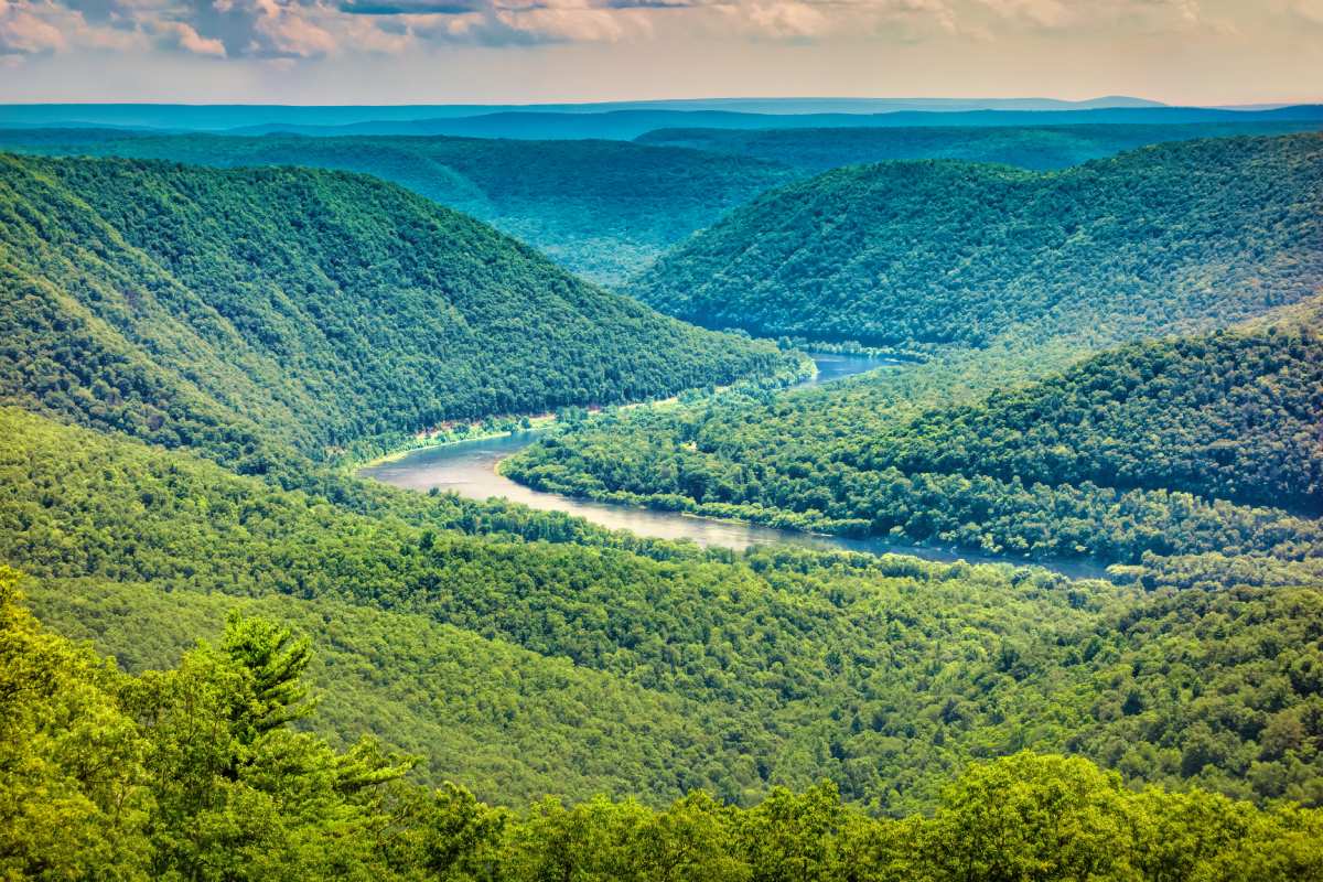 Susquehanna river near Cherry Springs State Park © iStock