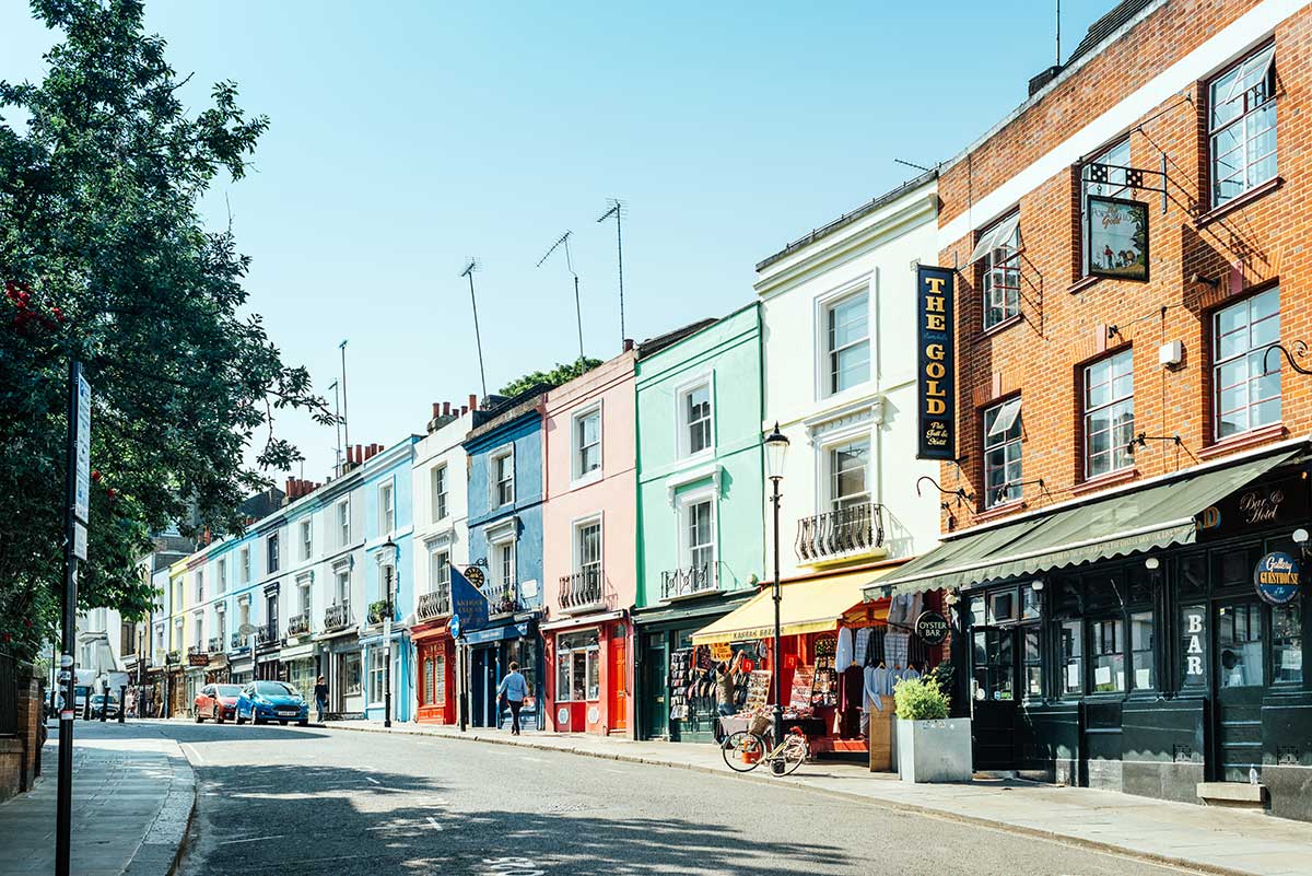 Portobello Road w Notting Hill © iStock