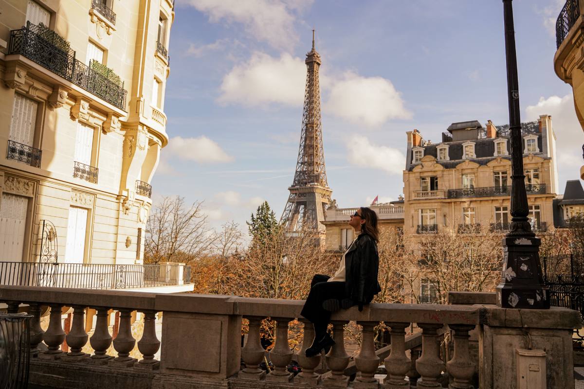 Výhľad na Eiffelovu vežu v ​​Paríži © Martyna Górna
