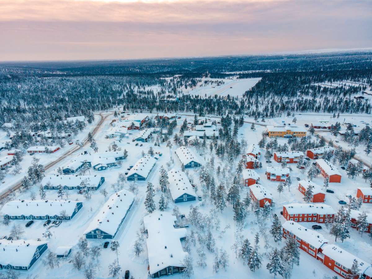 Santa Claus Village seen from above © iStock