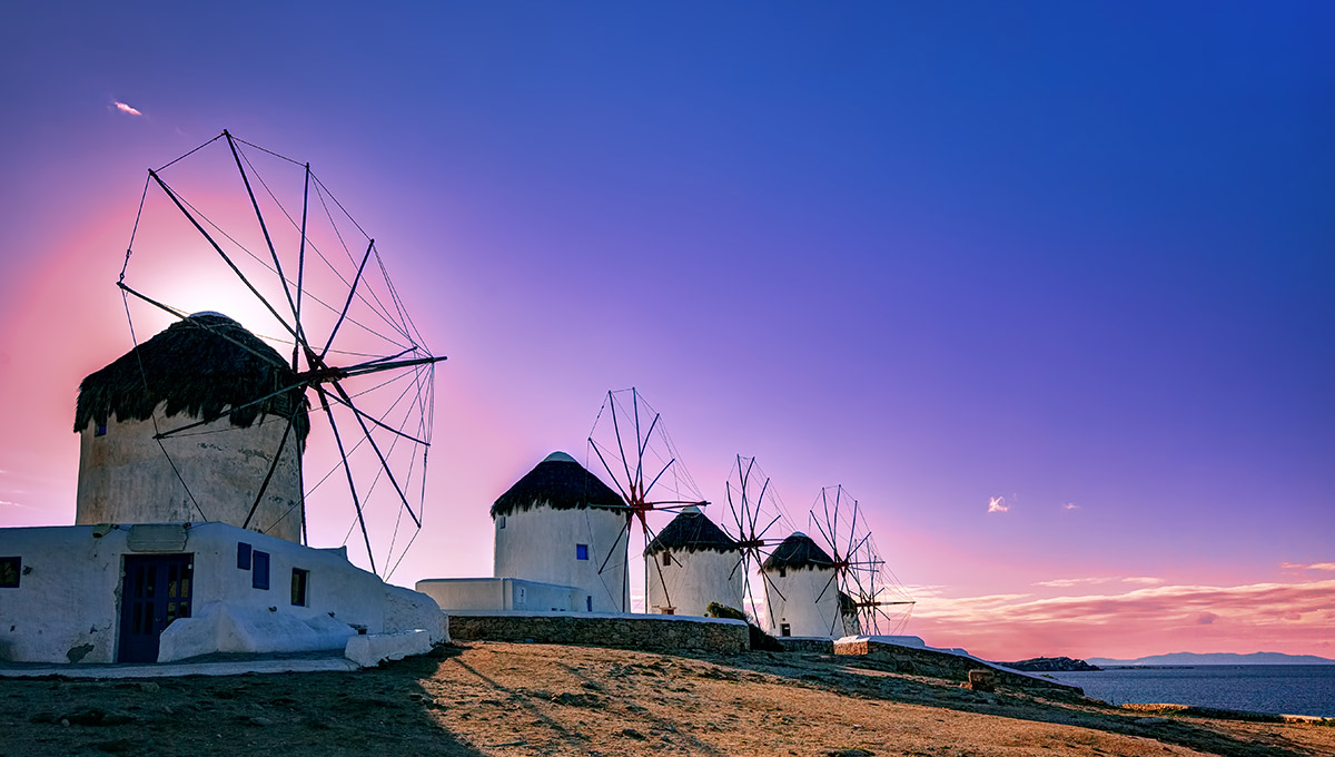 Wiatraki na Mykonos ©iStock