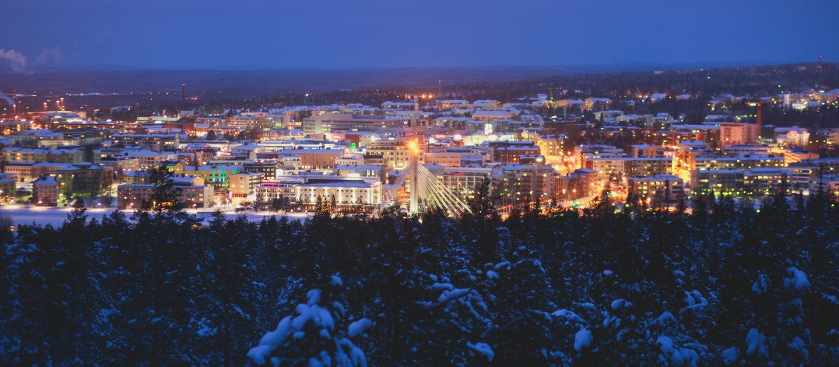 Zimowa panorama Rovaniemi © iStock